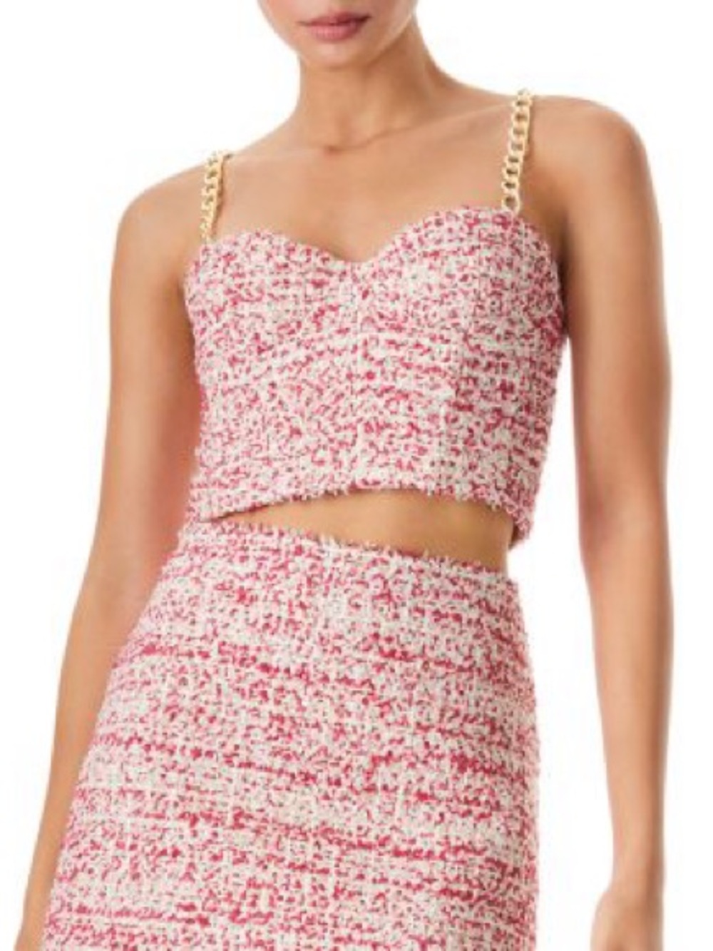 Alice & Olivia Tweed Corset